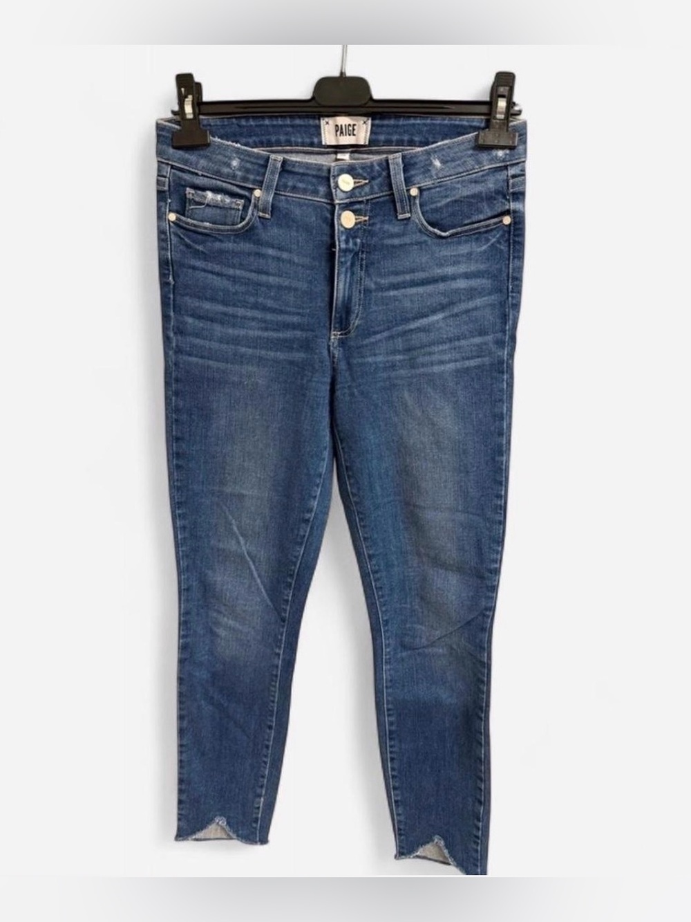 Like new Paige Hoxton Ankle Split Skinny Jeans - Size 28